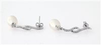 Pendientes Mujer in Plata Perla FGOR00034 - FGOR00034